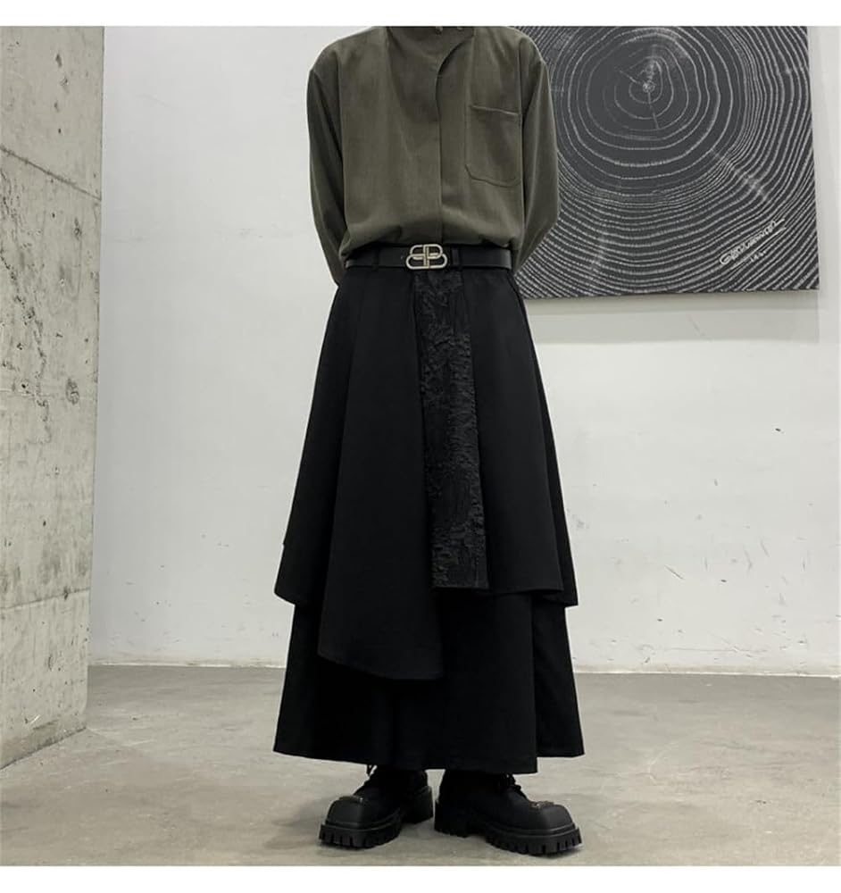 Amazon | [SHUMING]袴パンツ サルエルパンツ キュロット